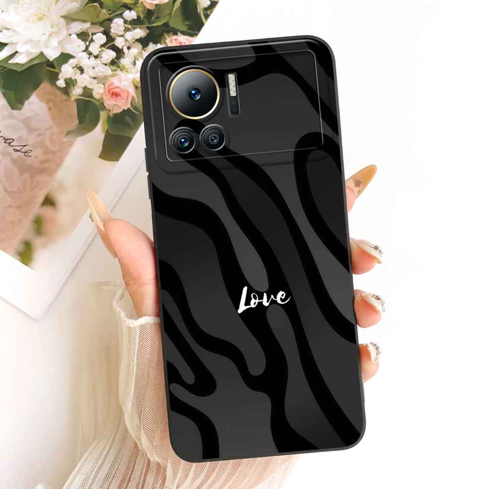 For Infinix Note 12 VIP Case Cute Cat Cartoon Flower Silicone Cover For Infinix Note12 VIP 12 Vip X672 6.7" Phone Cases Coque