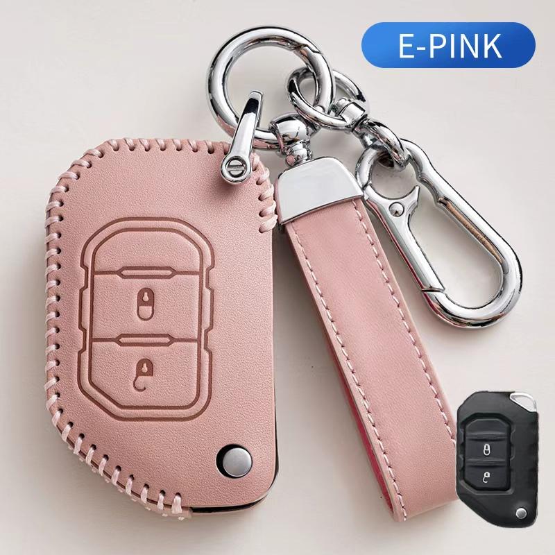 2 4 Buttons Remote Car Key Case Cover for Jeep Wrangler JL JK JLU XD 2018-2022 Shell Fob Protector Holder Keychain Accessories