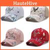 Breathable Graffiti Embroidered Baseball Cap Unisex Summer Outdoor Hat Gift