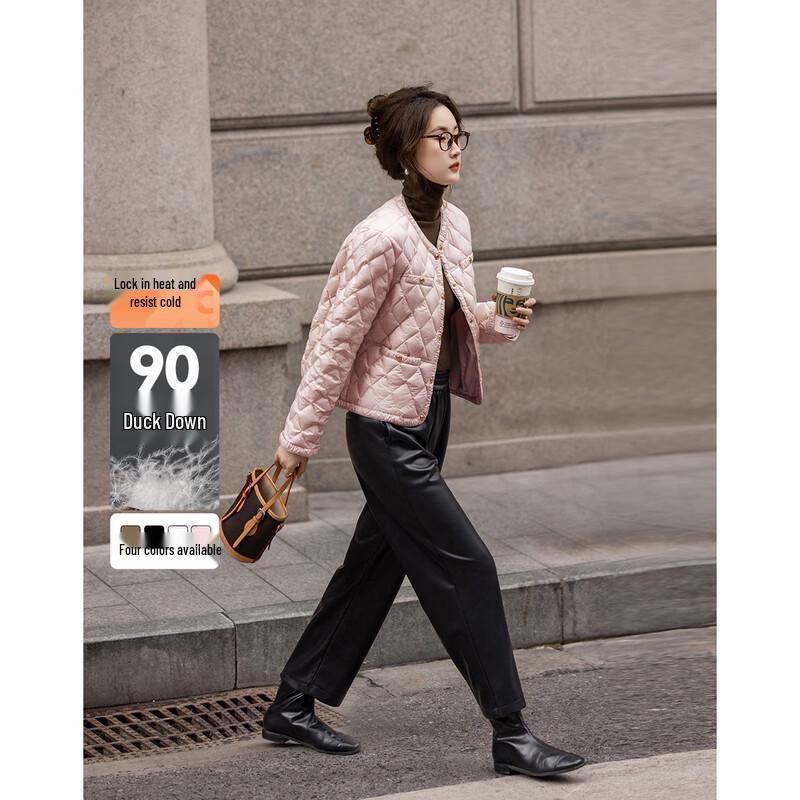 Madeline Tweed 90% Duck Down Jacket for Women