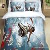 Attack On Titan Printed Polyester Bedding Bedding Set Quilt Cover Pillowcase Soft And Comfortable Customizable