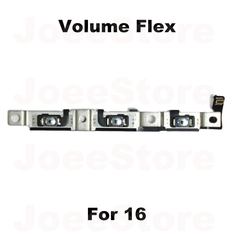 1pcs Power Volume Button Mute Switch Flex Cable for iPhone 15 16 Pro Max Plus Volume Button Control Cable Repair Part