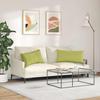 Sofa Cushions 2 Pcs Light Green 80 X 40 Cm Fabric