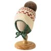 Children's hats keep warm in autumn and winter, boys and girls, small trees, windproof, Lei Feng ear hats, baby knitted thickened wool hats