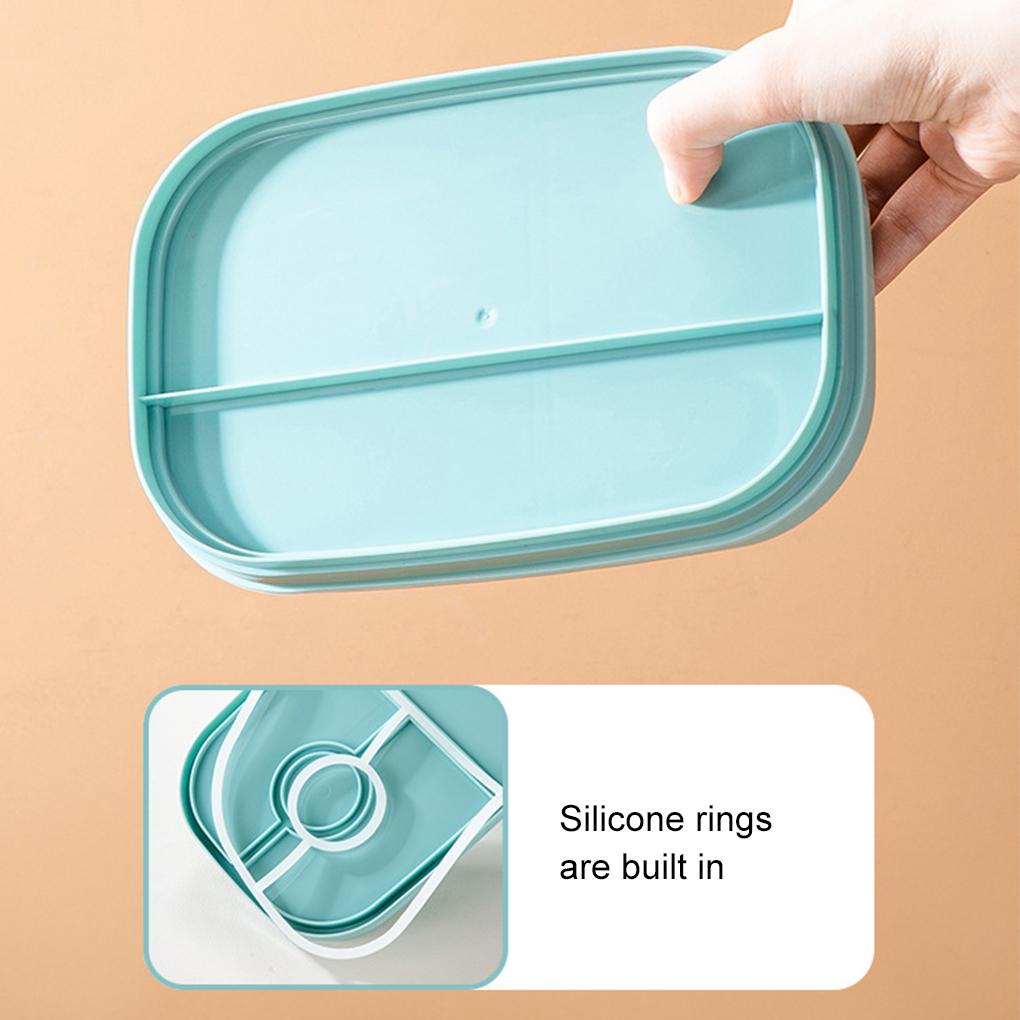 BPA-Free Bento Box 3 Layers Suitable For School/Picnic Resistant To High Temperatures And Invariance Violet