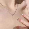 Einfache Wassertropfen Anhänger Halskette für Frauen Paar Choker Gold Silber Farbe Kette Hochzeit Party Freunde Schmuck Geschenk