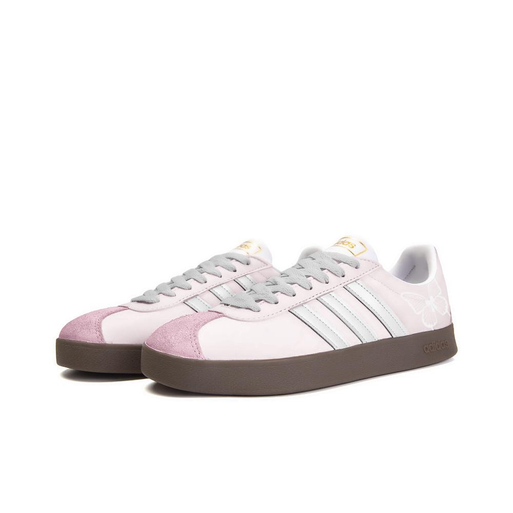 adidas Neo VL Court 2.0 Wear Resistant And Lightweight Low Top Skateboard Shoes Unisex Pink ID6015(Team354-)