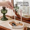 Simple Jewelry Box for Displaying Necklaces, Bracelets, Earrings and Rings. Hanging Rack for Organizing and Storing Jewelry on The Desktop.