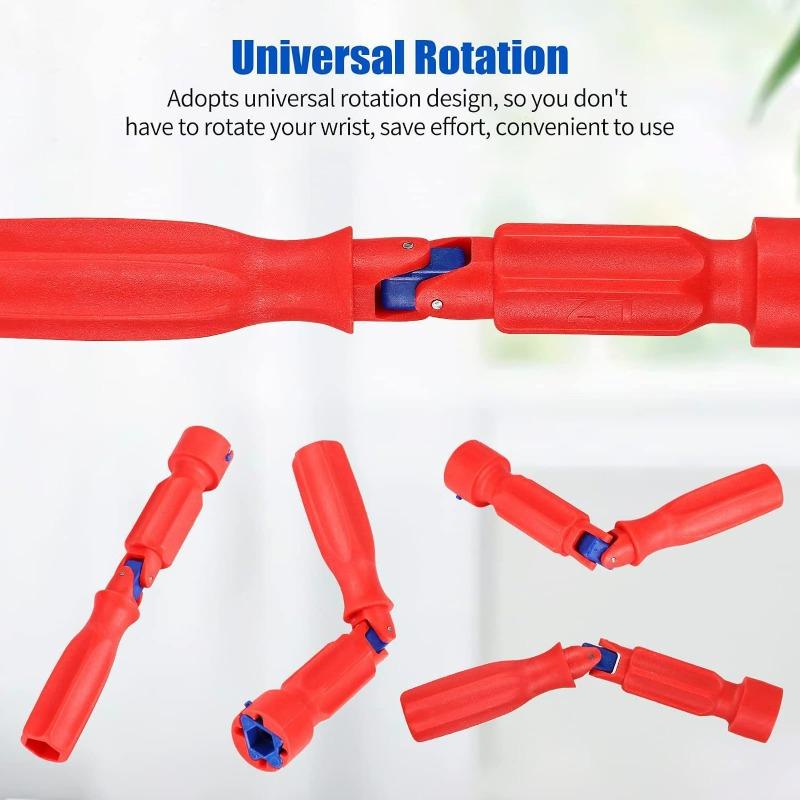 Toilet Seat Repair Wrench 60° Rotation Toilet Seats Removal Installation Repair Wrench Household Bathroom Installation Tools
