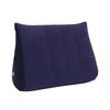 Inflatable Flocked PVC Triangle Pillow Outdoor Portable Cushion for Back Support.