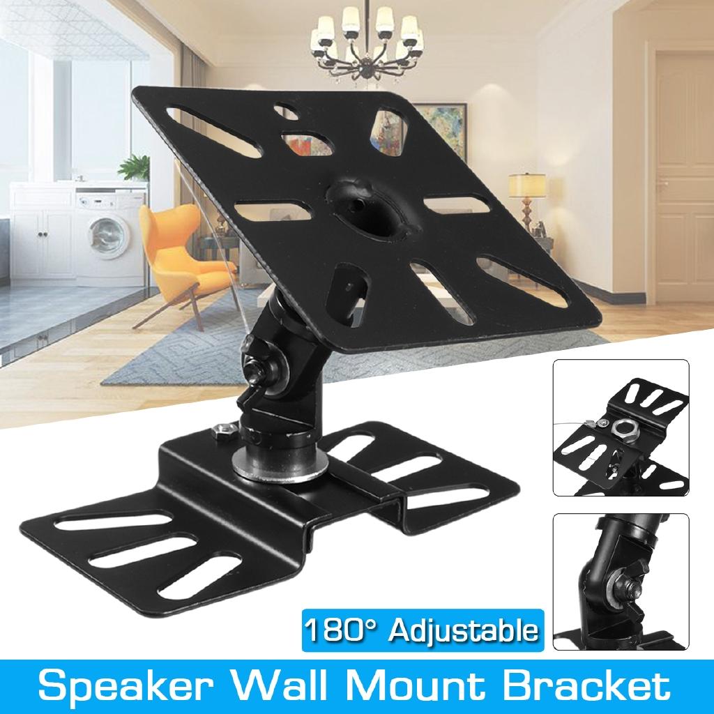 180° Adjustable Wall Ceiling Mount Bracket Stand Holder Home Theater Speaker KTV New