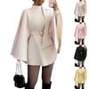 Women's Fashion Casual Button Long Sleeve Round Neck Plush Jacket