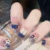 On Nails Full Cover Artificial Short Round/Square Head False Nails Fake Nails Nail Tips Wearable