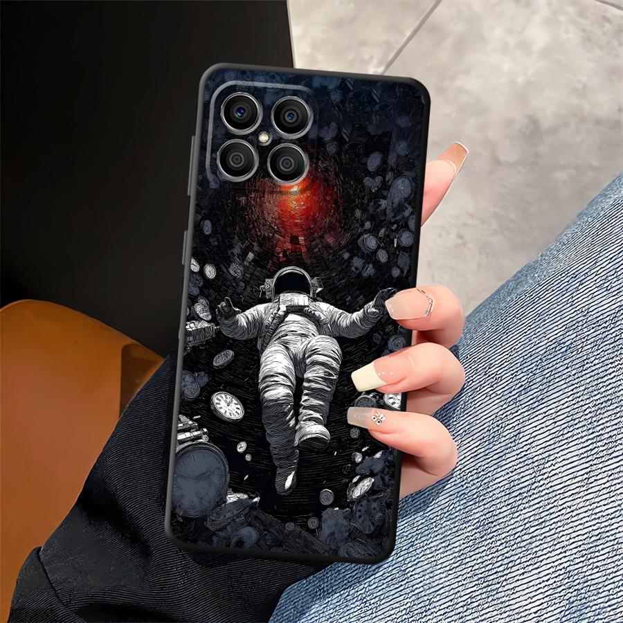 Cartoon Astronaut Art Funda Phone Cover Case for Honor X7 X8 90 200 400 Lite 70 X9a X5b 8X X6 Magic5Lite