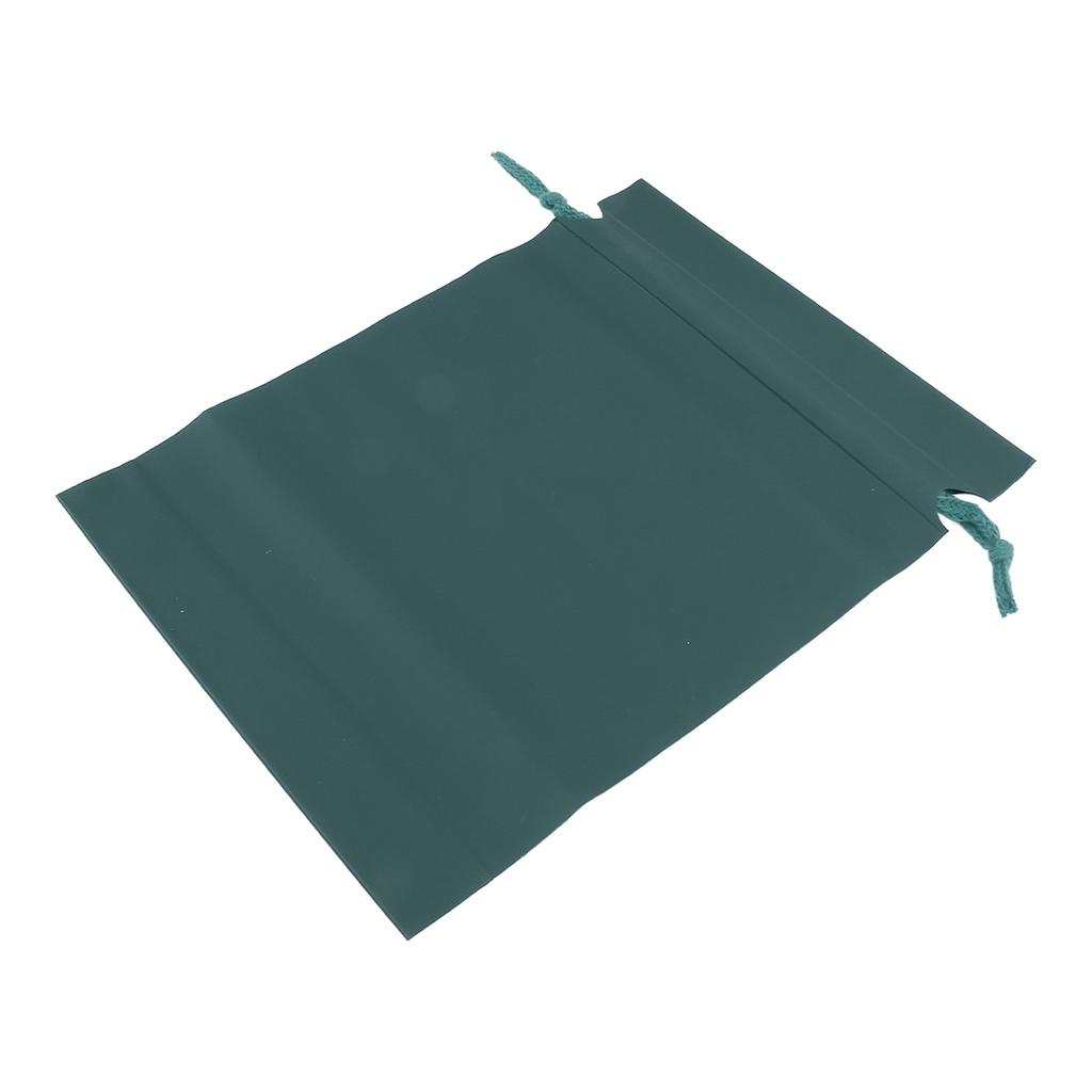 10pz Sacchetto Portaoggetti Pieghevole Impermeabile Lavabile Affidabile Durevole Design con Coulisse Sacchetto per Scuola Viaggio Verde Nerastro