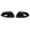 1Pair Rearview Side Mirror Cover High Strength Glossy Black Rugged Side Mirror Cover Cap Housing Replacement for Toyota