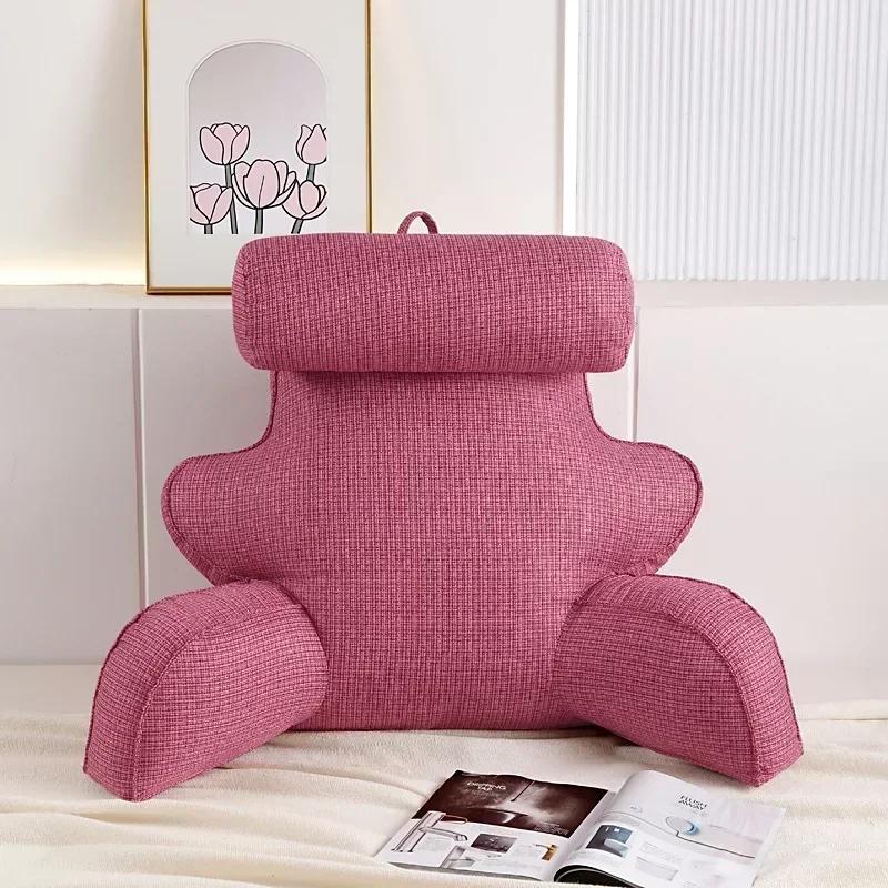 

1PC Bedhead Soft Bag Backrest Cushion Household Living Room Bed Pillow Neck Cushion Reading Pillow Sofa Comfortable Waist Pillow 70x30x40cm