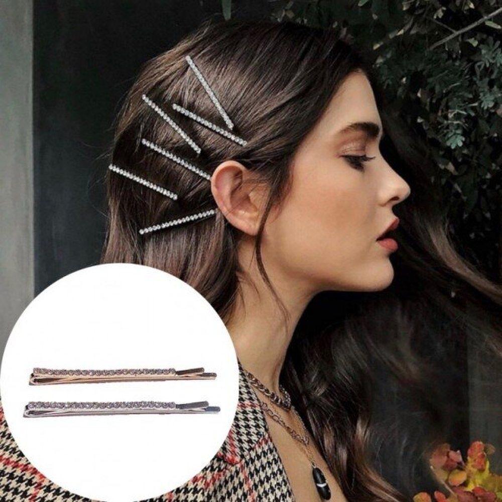

Mno Crystal Cubic Hair Pin Silver