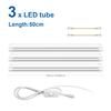 LED Under Cabinet Light 25W 50CM T8 LED Light Tube Aluminium Bar Ceiling Lamp For Study Shop Garage Workbench Warehouse Kitchen