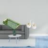 Elegant Swan Dessert Tray with Handle for Coffee Table Jewelry Storage And Dining Room Housewarming