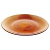 Amber Glass Shallow Dinner Plate 28 Cm