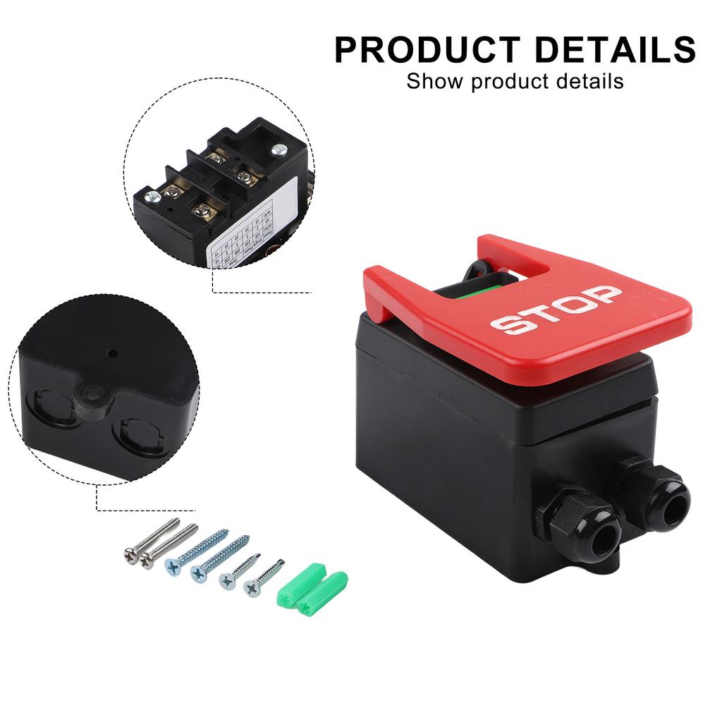 For Table Saws Mechanical Switch Single-phase Switch Wide Voltage Compatible Switch Relay Wide Voltage Support