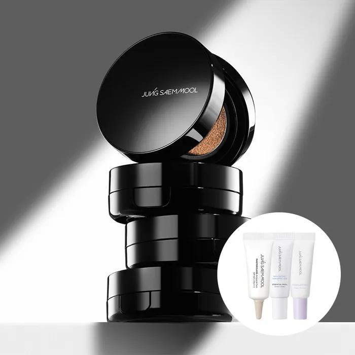 

Jeong Saem Mool Essential Skin Nude Longwear Cushion (Пополнение включено) (Крем Wave 5 мл + Ампула 5 мл + Подготавливающий праймер 5 мл Бесплатно) Fairlight