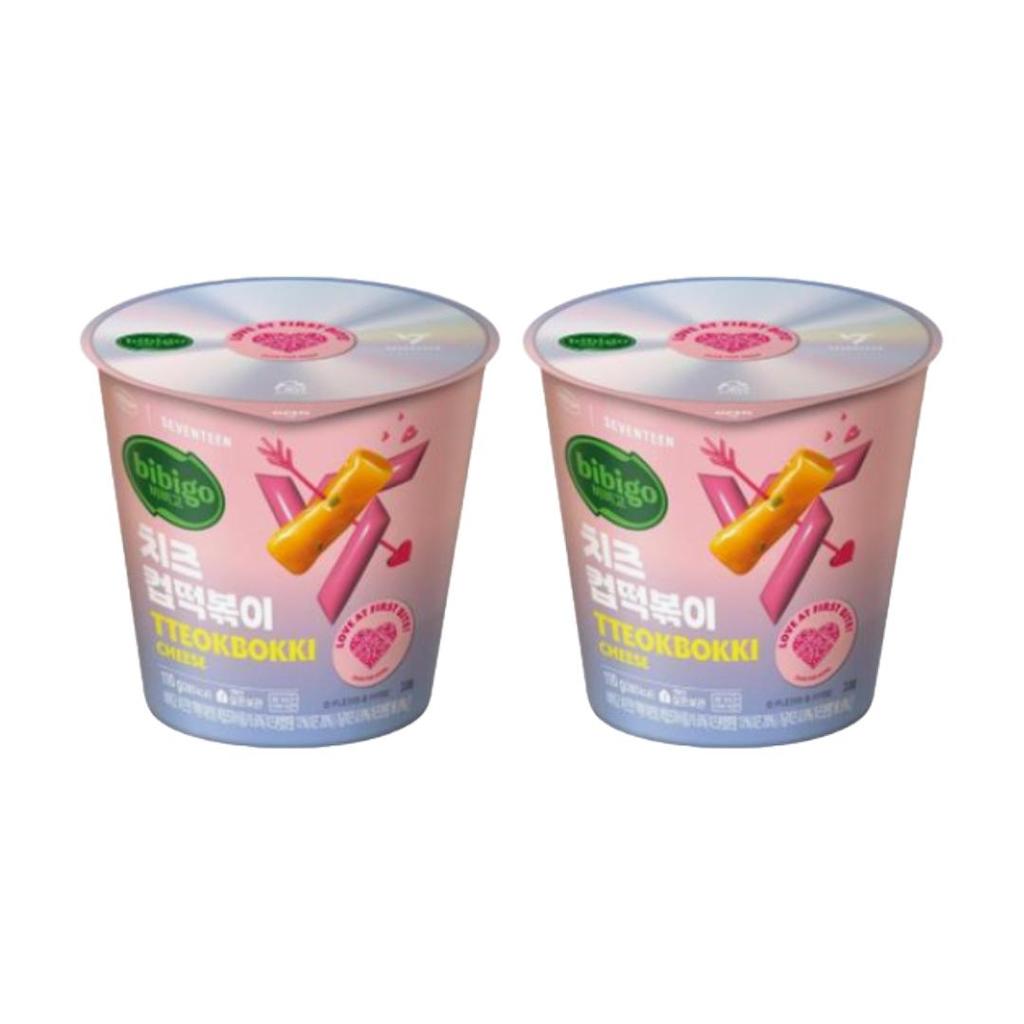bibigo Cup Tteokbokki/ Spicy Stir-Fried Rice Cakes (Original, Spicy, Cheese)
