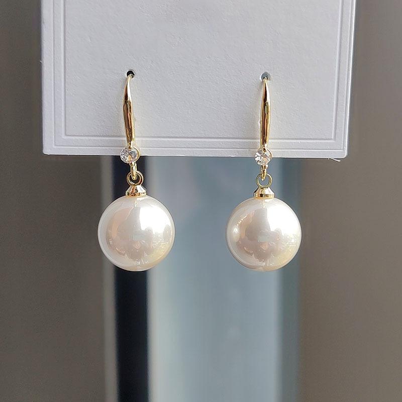 

Корейские серьги Темперамент Высокая атмосфера Циркониевые серьги