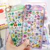 Kids 3D Crystal Relief Stickers - Cute Ghost Bird Strawberry Rabbit Penguin Decals Waterproof for Kpop Photocard DIY Decor Gifts