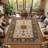 RAKKS Bohemian Mandala Velvet Large Area Rugs,Stain Resistant Anti Slip Backing Rugs for Living Room,Bedroom, Vintage Home Decor