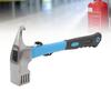 Claw Hammer ABS Rubber Iron Multifunctional Nailing Hammer with Hawkbill Curved Hook for Outdoor Camping Hiking