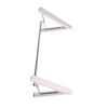 Laundry Hanger Retractable Wall Mounted White Folding Punch Free Installation Clothes Drying Rack