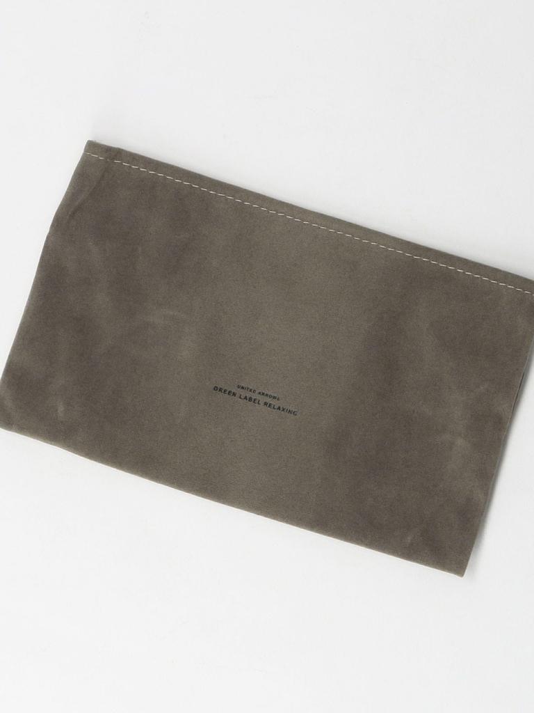 United Arrows Green Label Relaxing Grained Long 31466990325 0900 FREE Leather-Like Two-Color Wallet, BLACK(09)