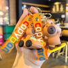 Car Model Summer Vacation Gift Card Capybara Keychain Doll Machine Cute Piggy Company Gift Kawaii Cute Personalized Gifts Toys