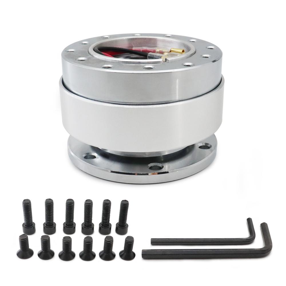 Universal Steering Wheel Snap Off Quick Release Hub Adapter Boss kit Car Accessories