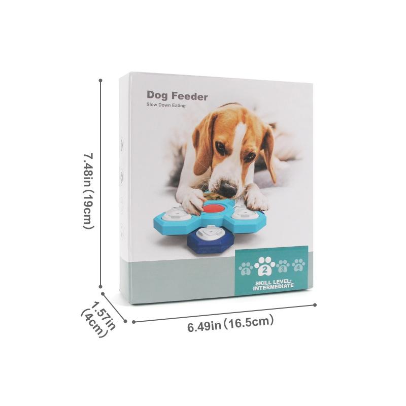 Multi-layer dog puzzle toy Slow feeder Food dispenser interaction increases puppy IQ anti-choking cutlery dog licking plates