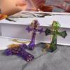 Diy Crystal Epoxy Mold Earrings Necklace Mold Pendant Decoration Various Styles Cross Irregular Mirror Silicone Mold