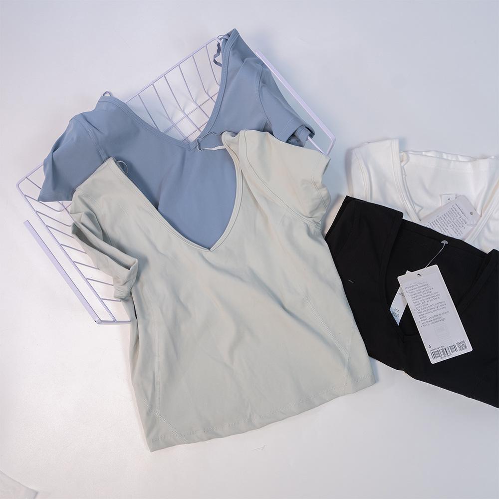 Sommer Leichtes Yoga-Top: Hüfttiefes Kurzarm-T-Shirt für Freizeit-Sport und Fitness