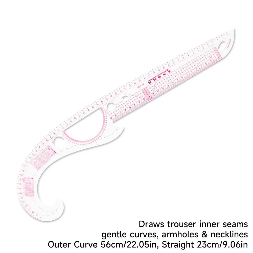Tailor Measure Ruler Soft Grading Design Ruler French Metric Curve Template Sewing Accessories For Clothing Pattern Making DIY