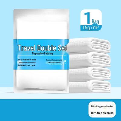 Disposable Travel Bed Sheet Set