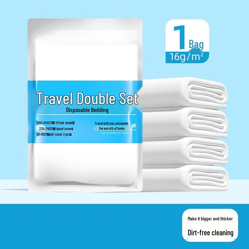 Disposable Travel Bed Sheet Set