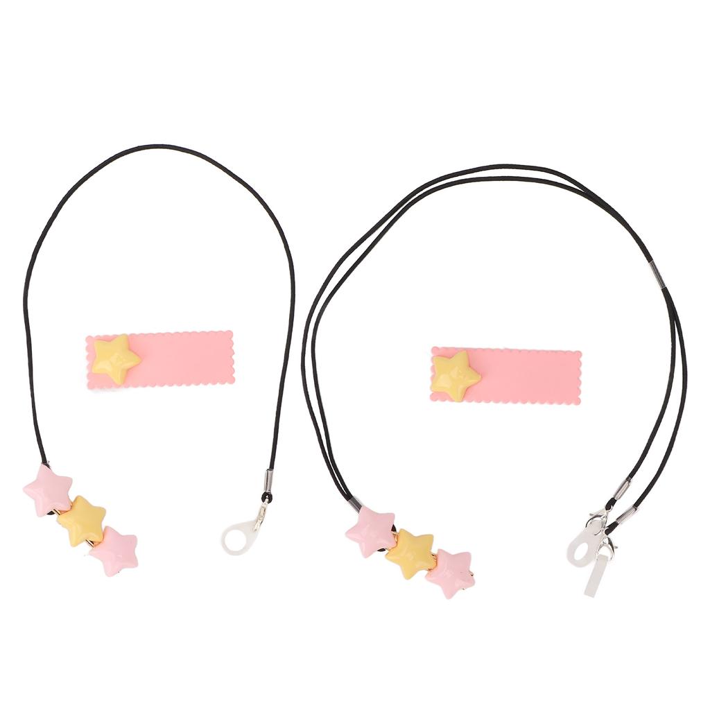 Deaf Aid Holder 3 Star Ornament Anti Lost Fashionable Durable Nylon Deaf Aid Clip for Children The S