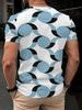 2026 Summer Style V-Neck T-Shirt Street Casual Fashion Comfortable Soft Breathable 3D Pattern Print