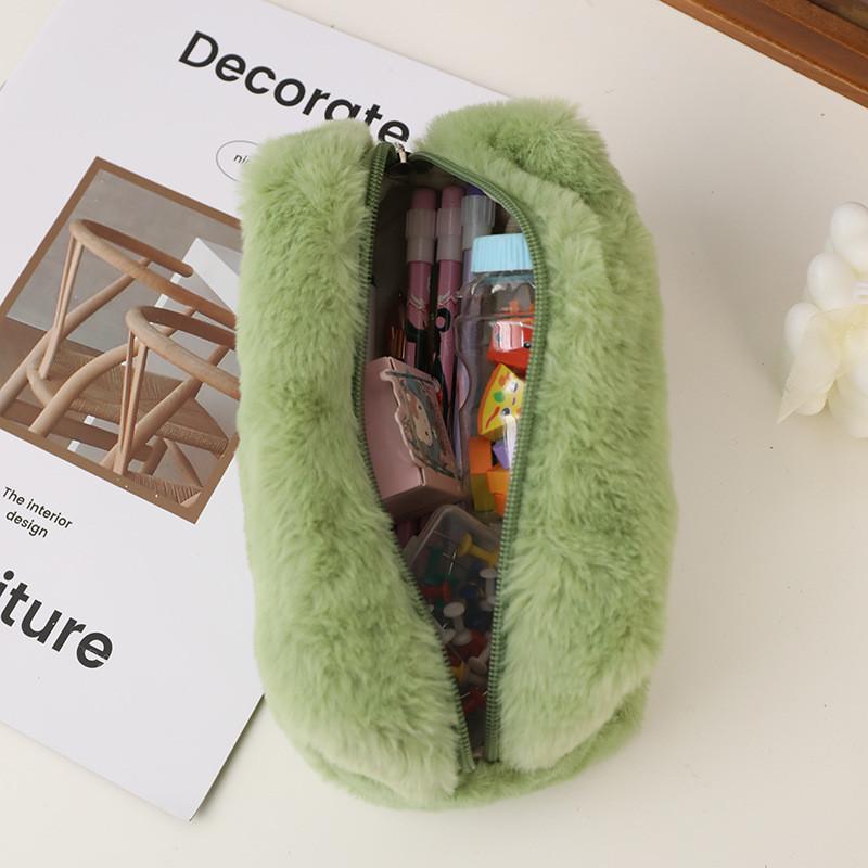 Plush Makeup Bag With Lotso Rabbit Print For Travel And Storage For Women