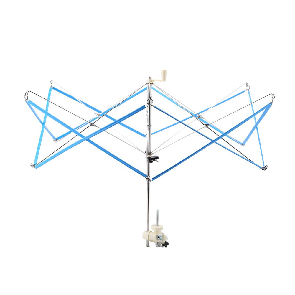 Blue Knitting Umbrella Winder Craft Woolen Yarn Wve Device