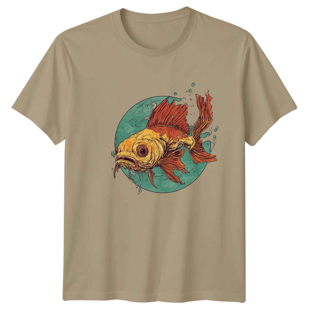 Goldfish Fish Animals Unisexs TShirt Graphic Tee a S