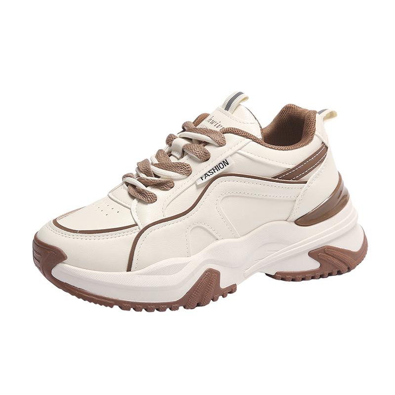 Fashion Women Walking Sneakers Lace Up Chunky Shoes Breathable Shoes Wedge Casual Tennis Platform Sports Designer Shoes