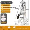 Portable Stainless Steel Fruit Juicer for Oranges, Lemons, Watermelons & Pomegranates
