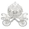 Desktop Ornament Enamel Jewelry Box Rhinestone Crystal Pumpkin Carriage Trinket Box  Collectible